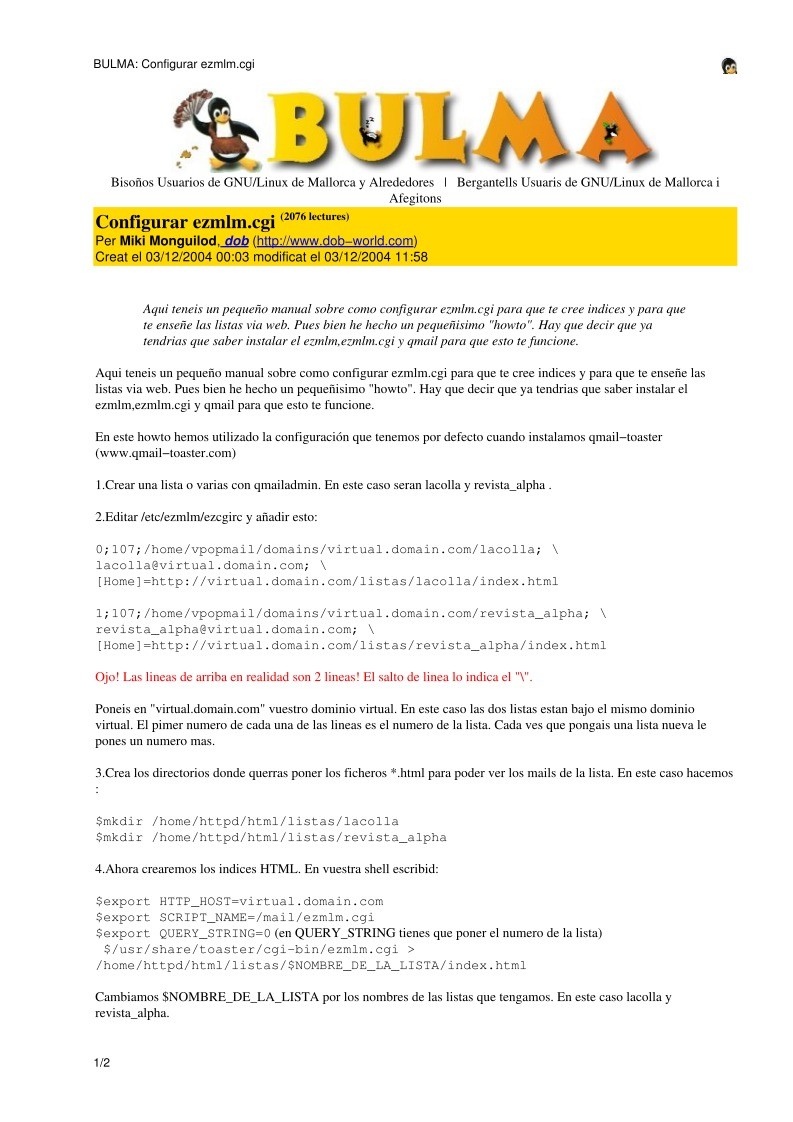 Imágen de pdf BULMA: Configurar ezmlm.cgi