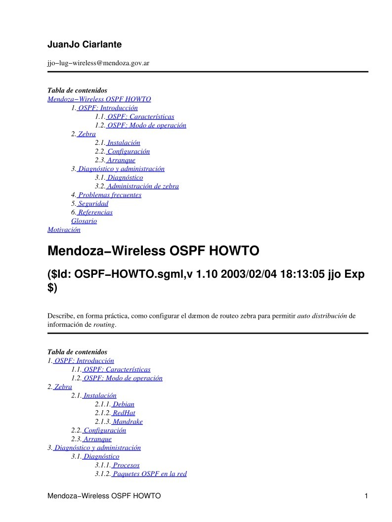 Imágen de pdf OSPF HOWTO