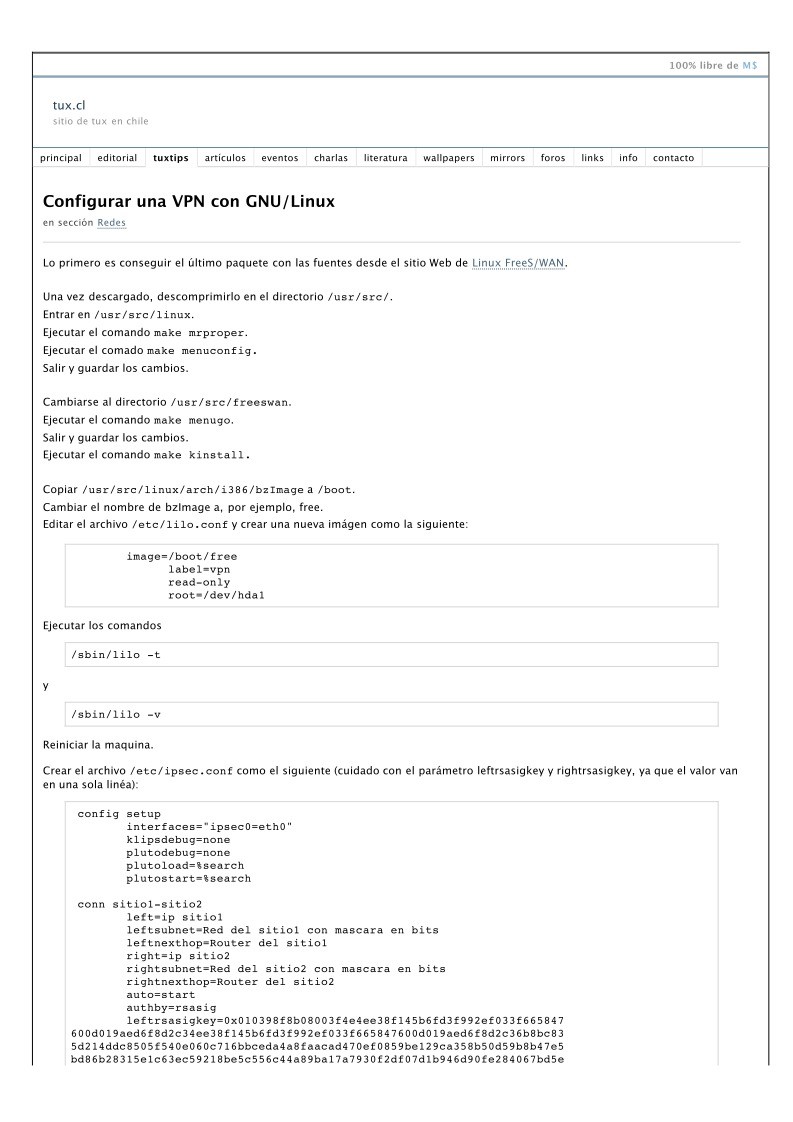 Imágen de pdf Configurar una VPN con GNU/Linux