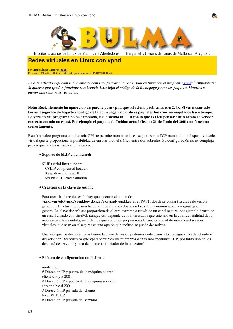 Imágen de pdf BULMA: Redes virtuales en Linux con vpnd