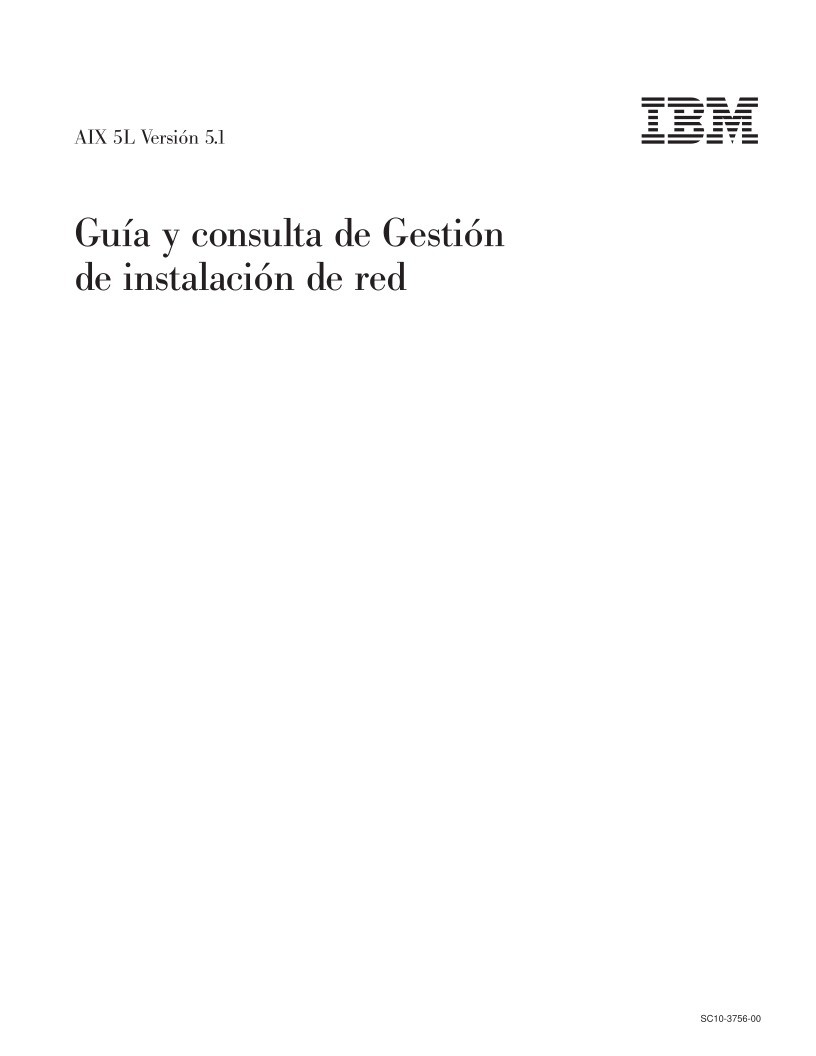 Imágen de pdf AIX 5L Versión 5.1 - Guía y consulta de Gestión de instalación de red