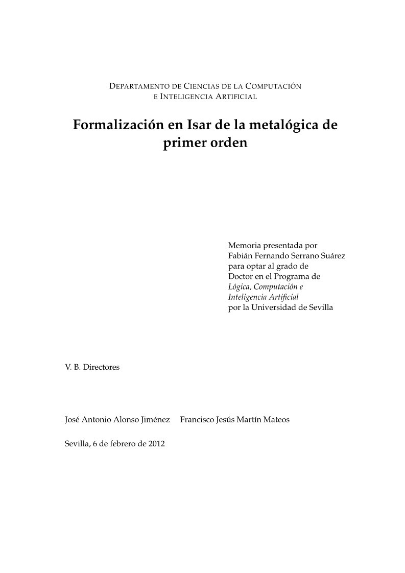 Imágen de pdf Formalización en Isar de la metalógica de primer orden
