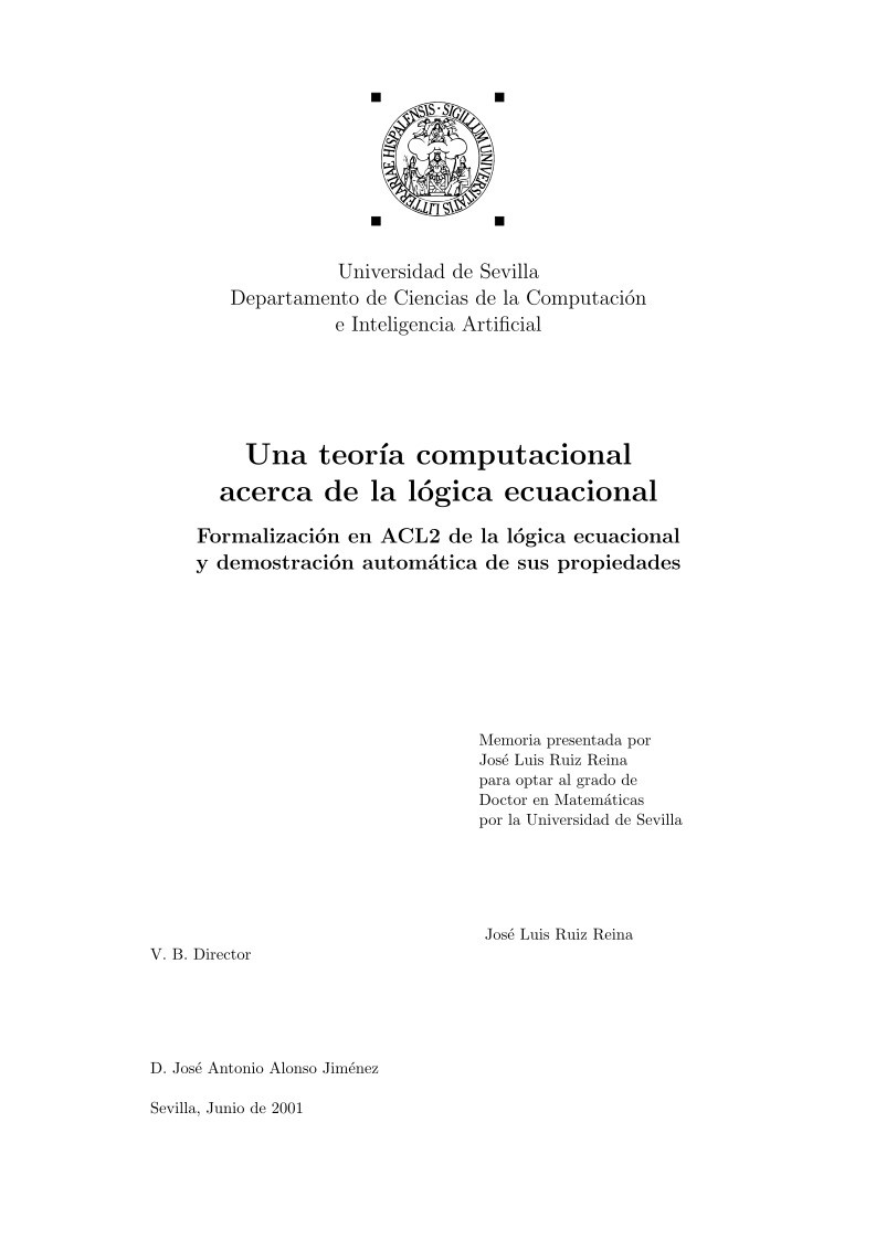 Imágen de pdf Una teoría computacional acerca de la lógica ecuacional