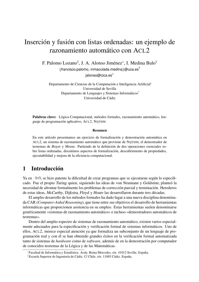 Imágen de pdf Inserción y fusión con listas ordenadas: un ejemplo de razonamiento automático con ACL2