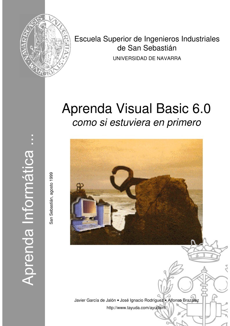Imágen de pdf Aprenda Visual Basic 6.0 como si estuviera en primero