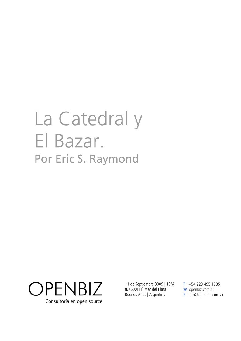 Imágen de pdf La Catedral y El Bazar