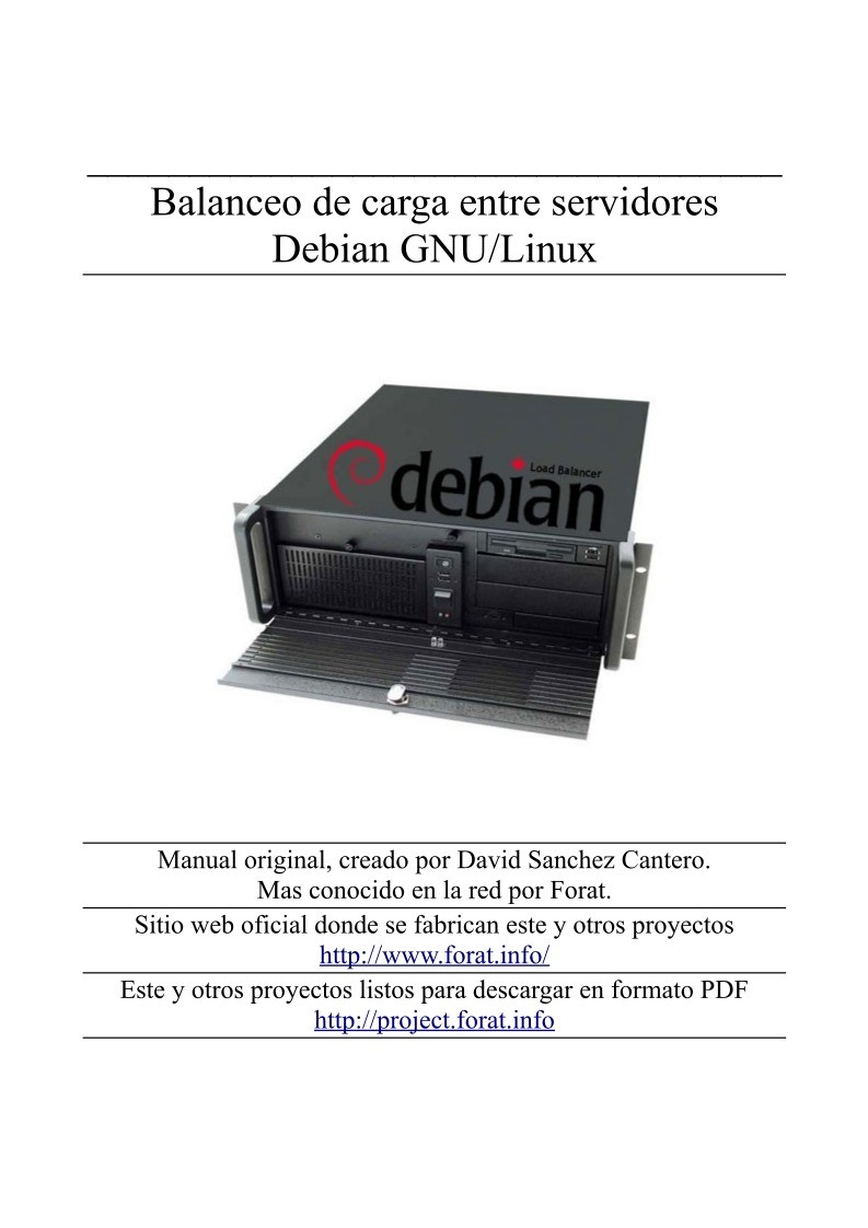 Imágen de pdf Balanceo de carga entre servidores Debian GNU/Linux
