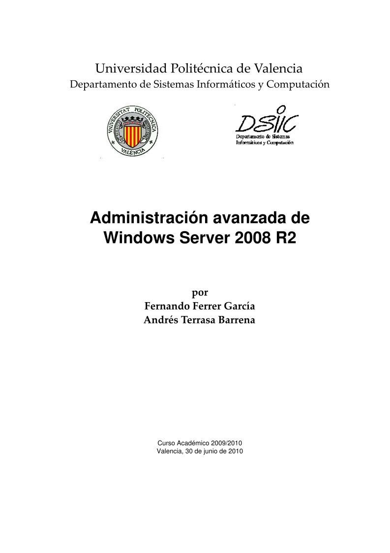 Imágen de pdf Administración avanzada Windows Server 2008 R2