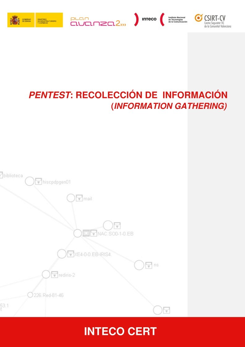 Imágen de pdf PENTEST: RECOLECCIÓN DE INFORMACIÓN (INFORMATION GATHERING)