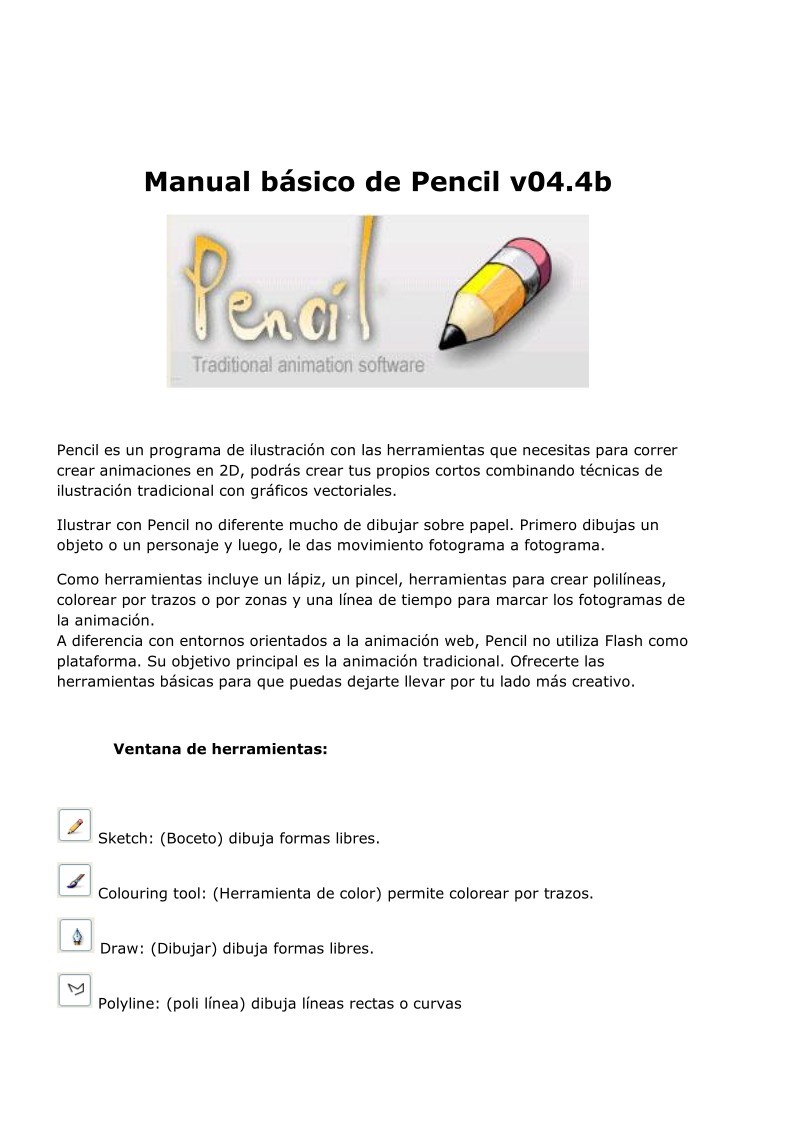 Imágen de pdf Manual básico de Pencil v04.4b