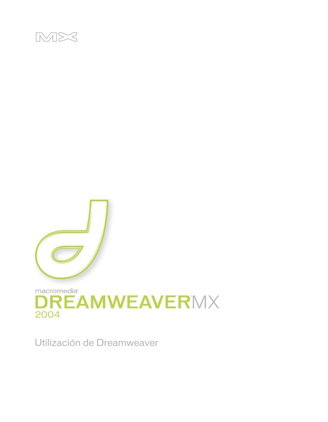 Imágen de pdf Dreamweaver MX 2004 - Utilización de Dreamweaver