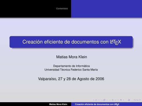 Imágen de pdf Creación eficiente de documentos con LaTeX