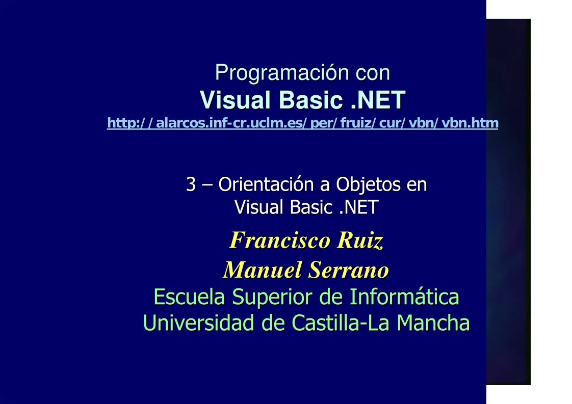 Imágen de pdf Programación con Visual Basic .NET