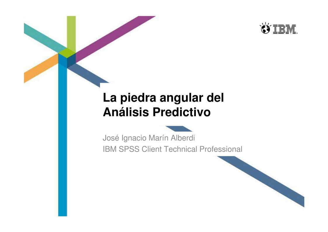 Imágen de pdf Comprendiendo la piedra angular del análisis predictivo