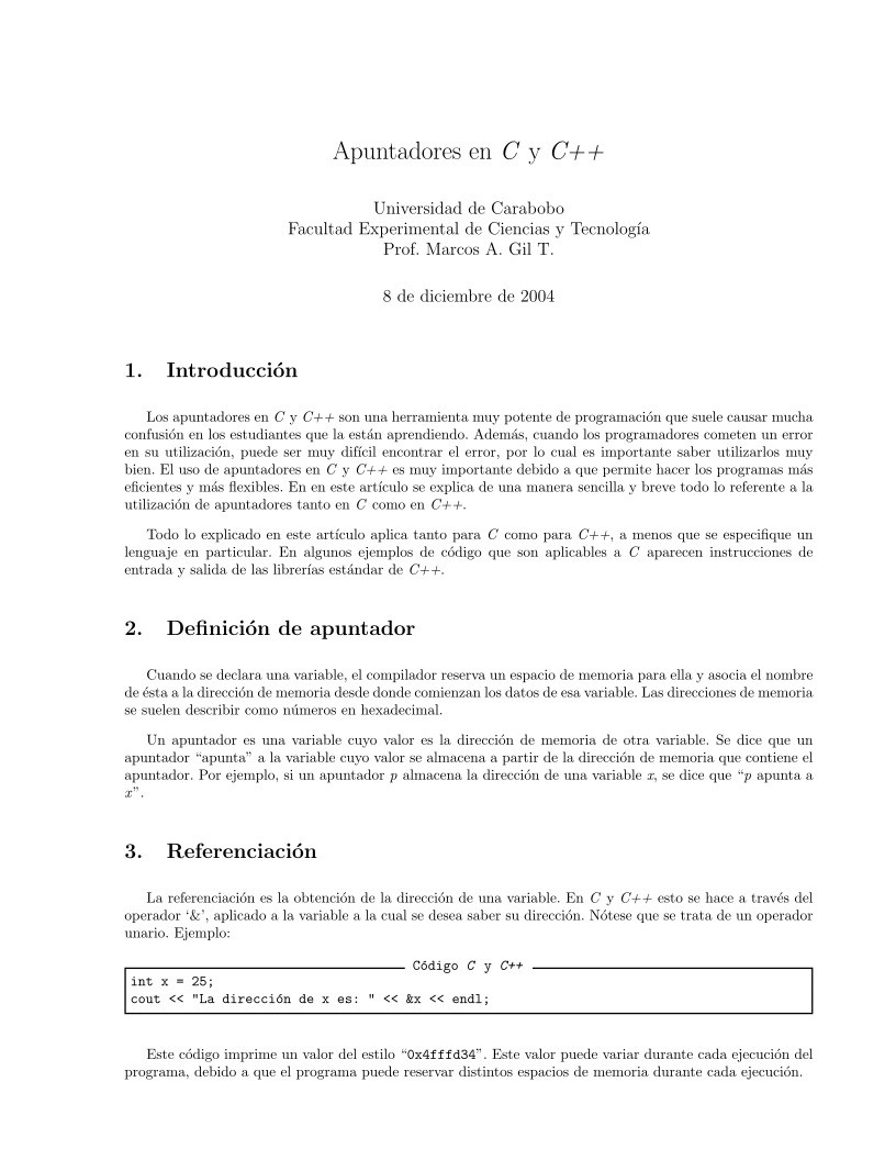 Imágen de pdf Apuntadores en C y C++