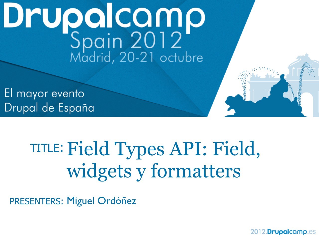 Imágen de pdf Field Types API: Field, widgets y formatters - drupalcamp 2012