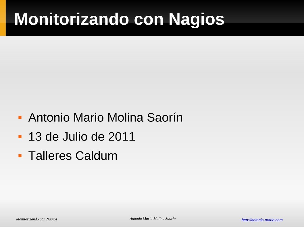 Imágen de pdf Monitorizando con Nagios
