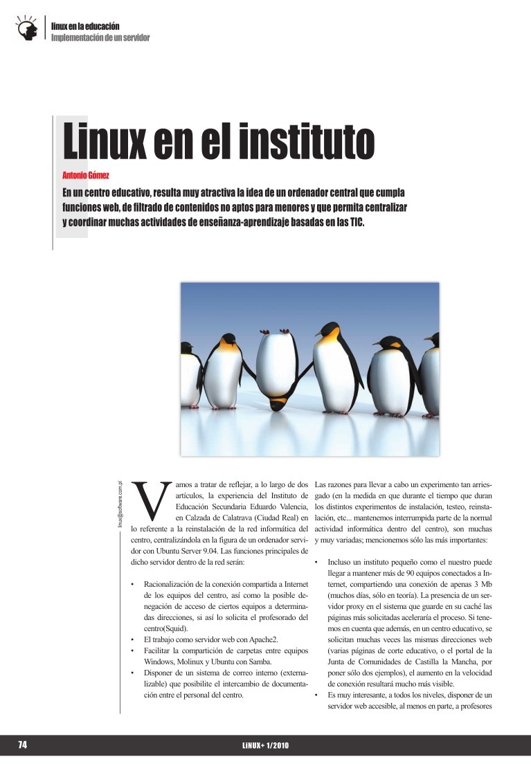 Imágen de pdf Linux en el instituto