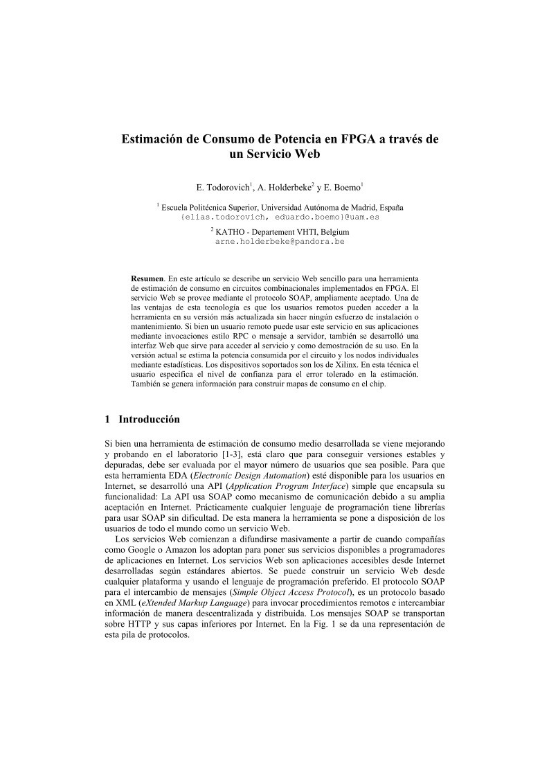 Imágen de pdf Estimación de Consumo de Potencia en FPGA a través de un Servicio Web