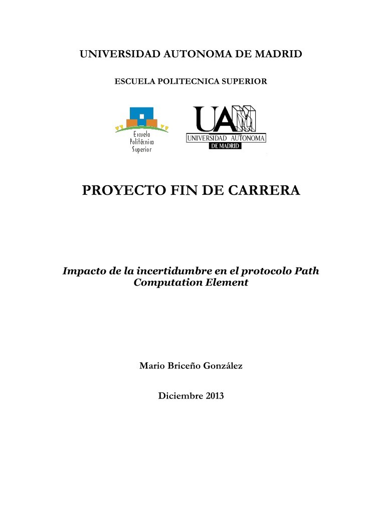 Imágen de pdf Impacto de la incertidumbre en el protocolo Path Computation Element