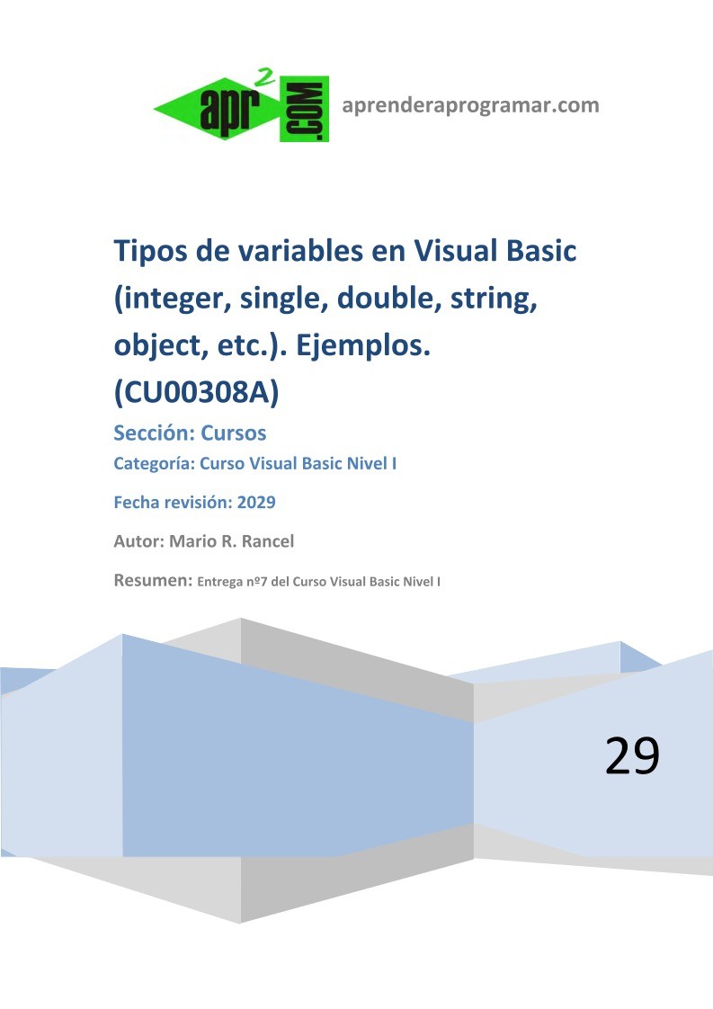 Imágen de pdf Tipos variables Visual Basic