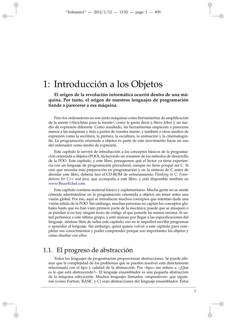 Imágen de pdf Pensar en C++ (Volumen 1)