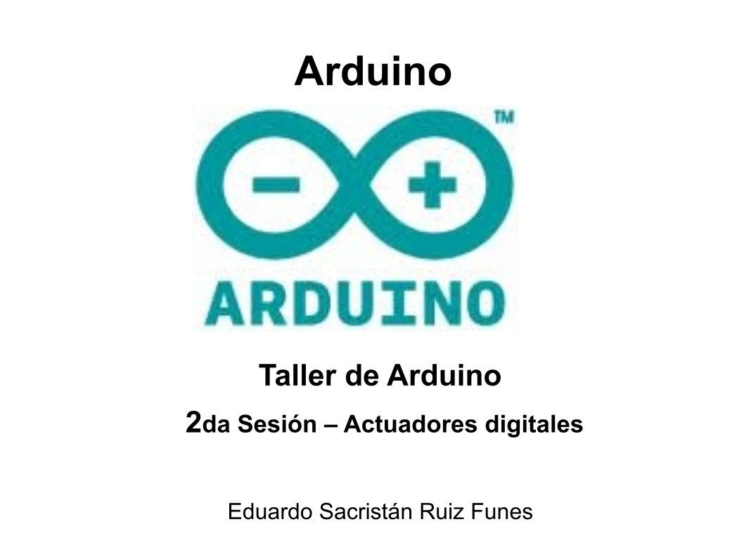 Imágen de pdf Taller de Arduino 2da Sesión – Actuadores digitales