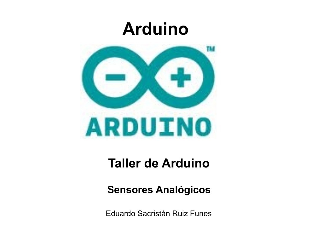 Imágen de pdf Taller de Arduino - Sensores Analógicos