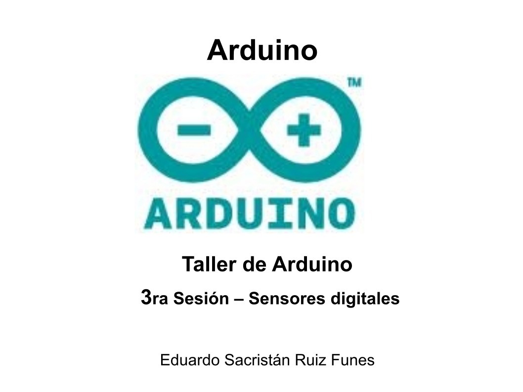 Imágen de pdf Taller de Arduino 3ra Sesión - Sensores digitales