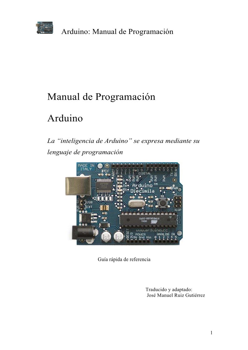 Imágen de pdf Manual de Programacion Arduino