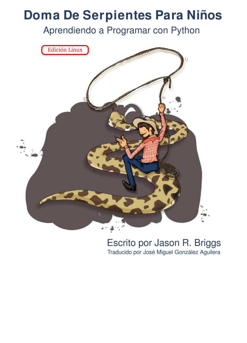 Imágen de pdf Doma de Serpientes para Niños - Aprendiendo a Programar con Python