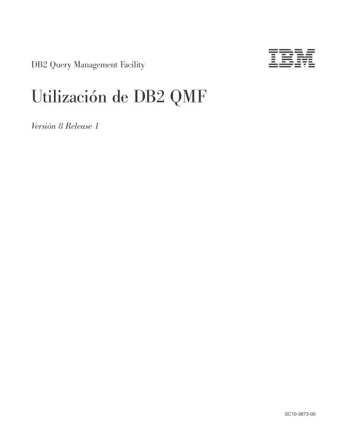 Imágen de pdf QMF: Utilización de DB2 QMF