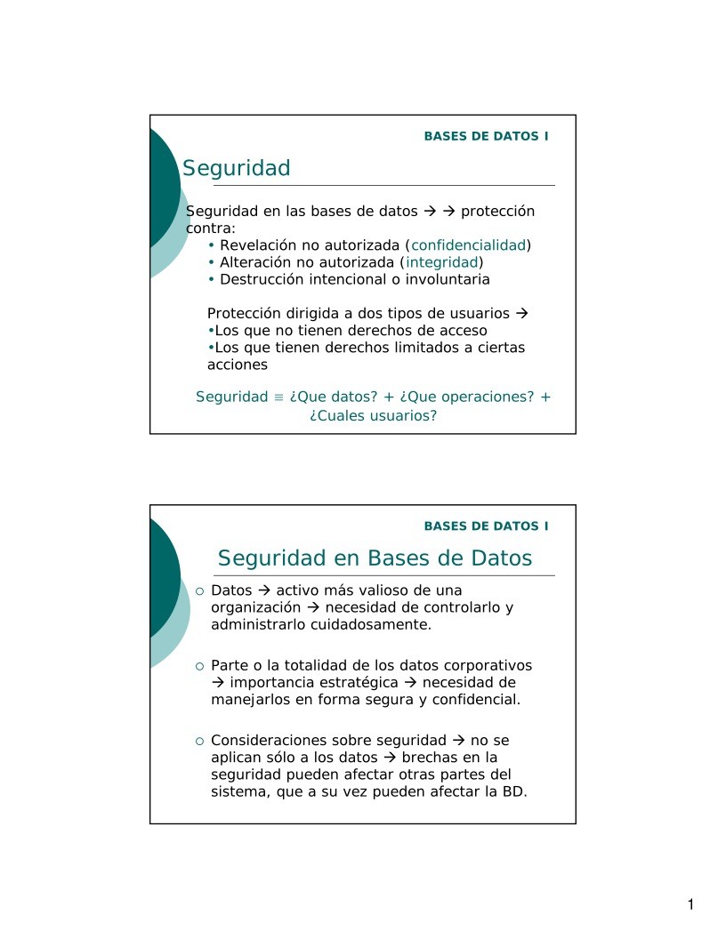 Imágen de pdf BASES DE DATOS I