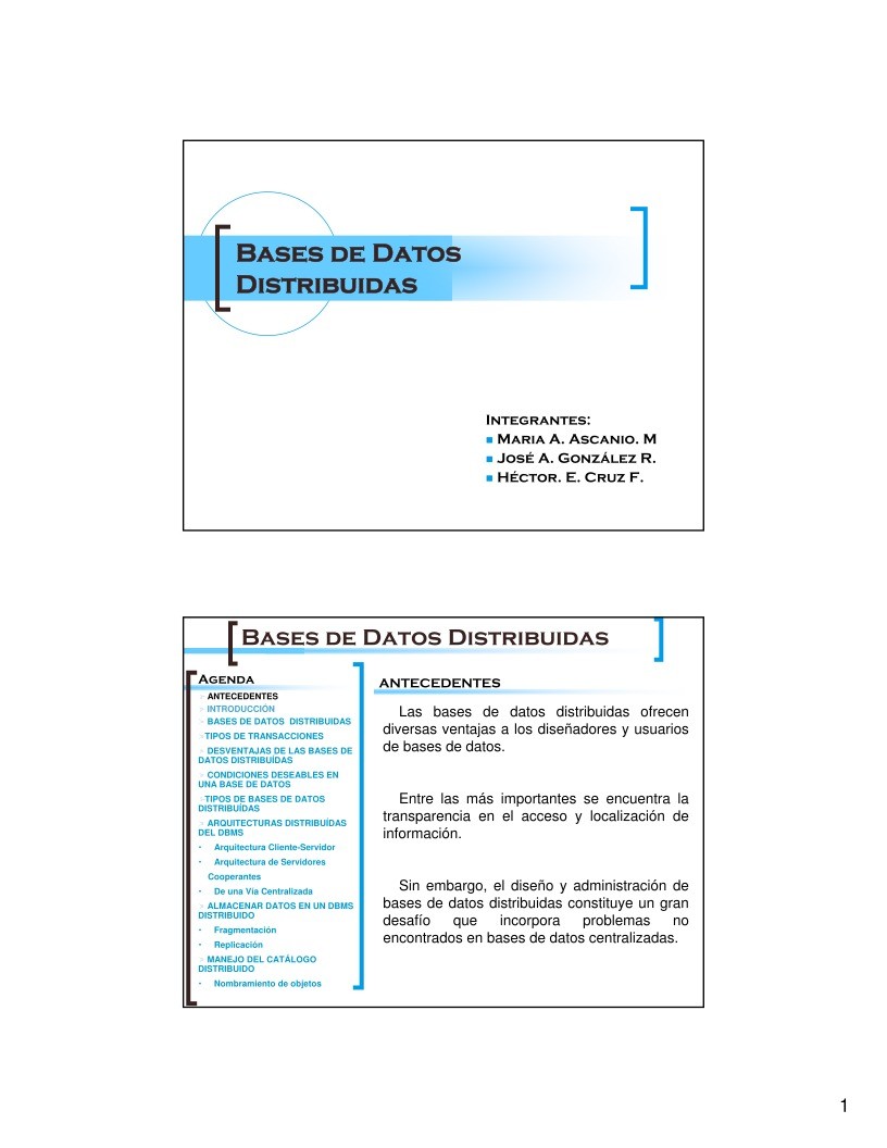 Imágen de pdf Base de Datos Distribuidas