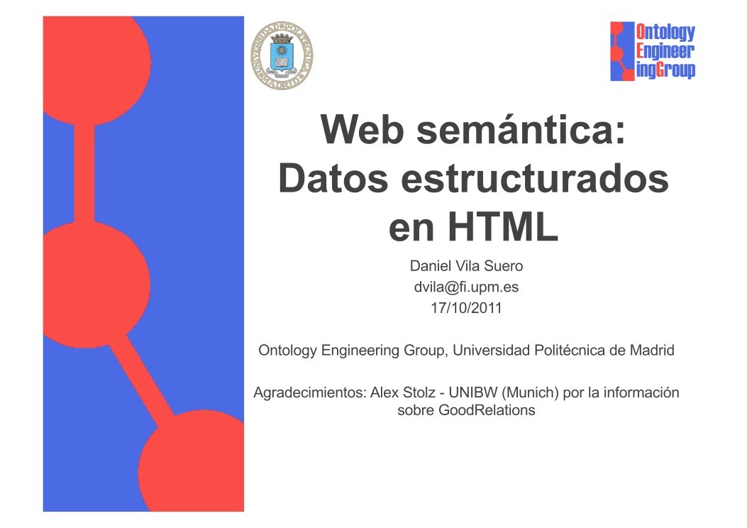 Imágen de pdf Web semántica: Datos estructurados en HTML