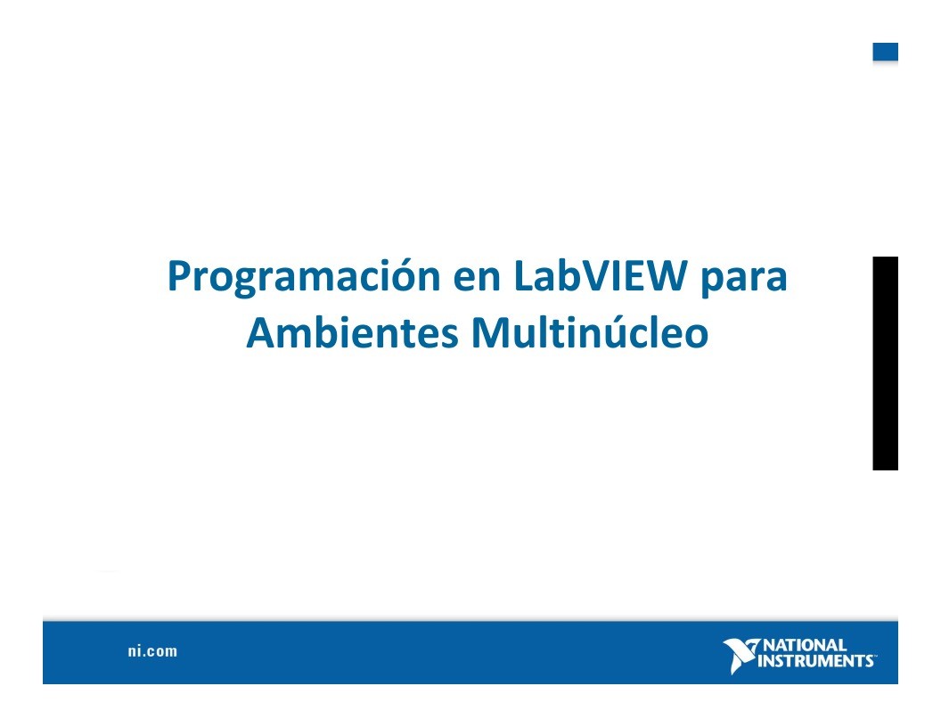 Imágen de pdf Programación en LabVIEW para Ambientes Multinúcleo