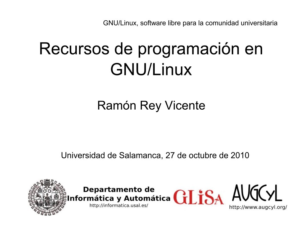 Imágen de pdf Recursos de programación en GNU/Linux
