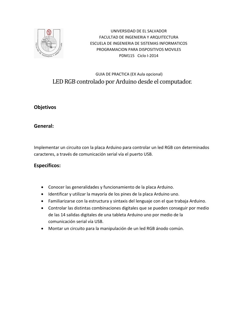 Imágen de pdf LED RGB controlado por Arduino desde el computador