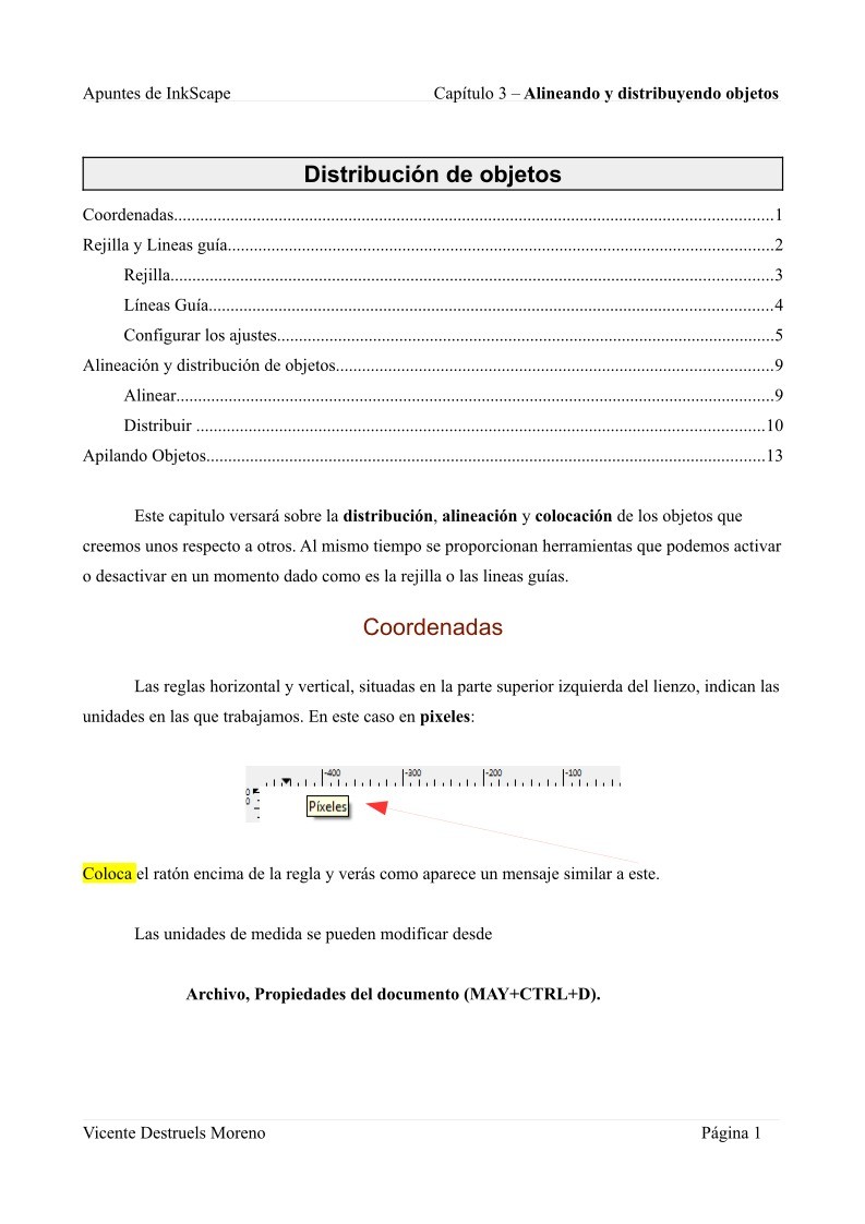 Imágen de pdf Capítulo 3 - Alineando y distribuyendo objetos - Apuntes de InkScape