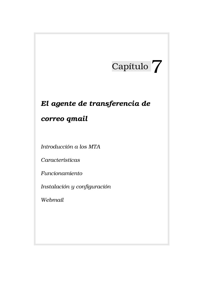 Imágen de pdf Capítulo 7 - El agente de transferencia de correo qmail