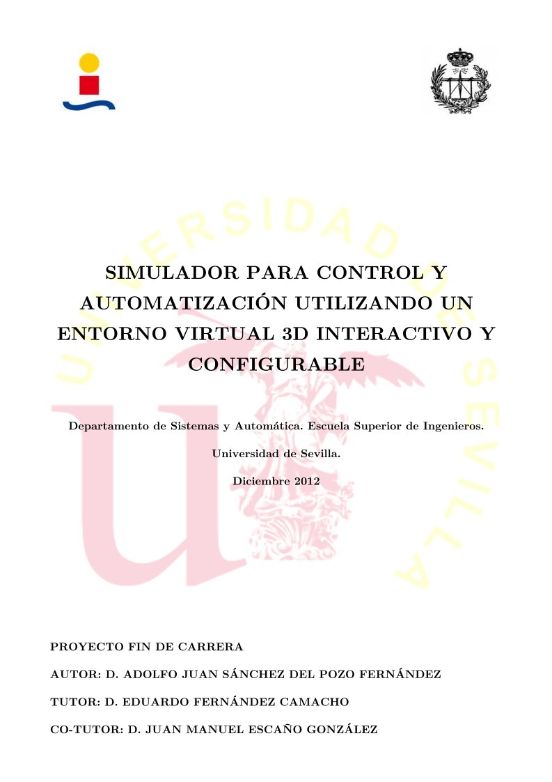 Imágen de pdf Simulador para control y automatización utilizando un entorno virtual 3D interactivo y configurable