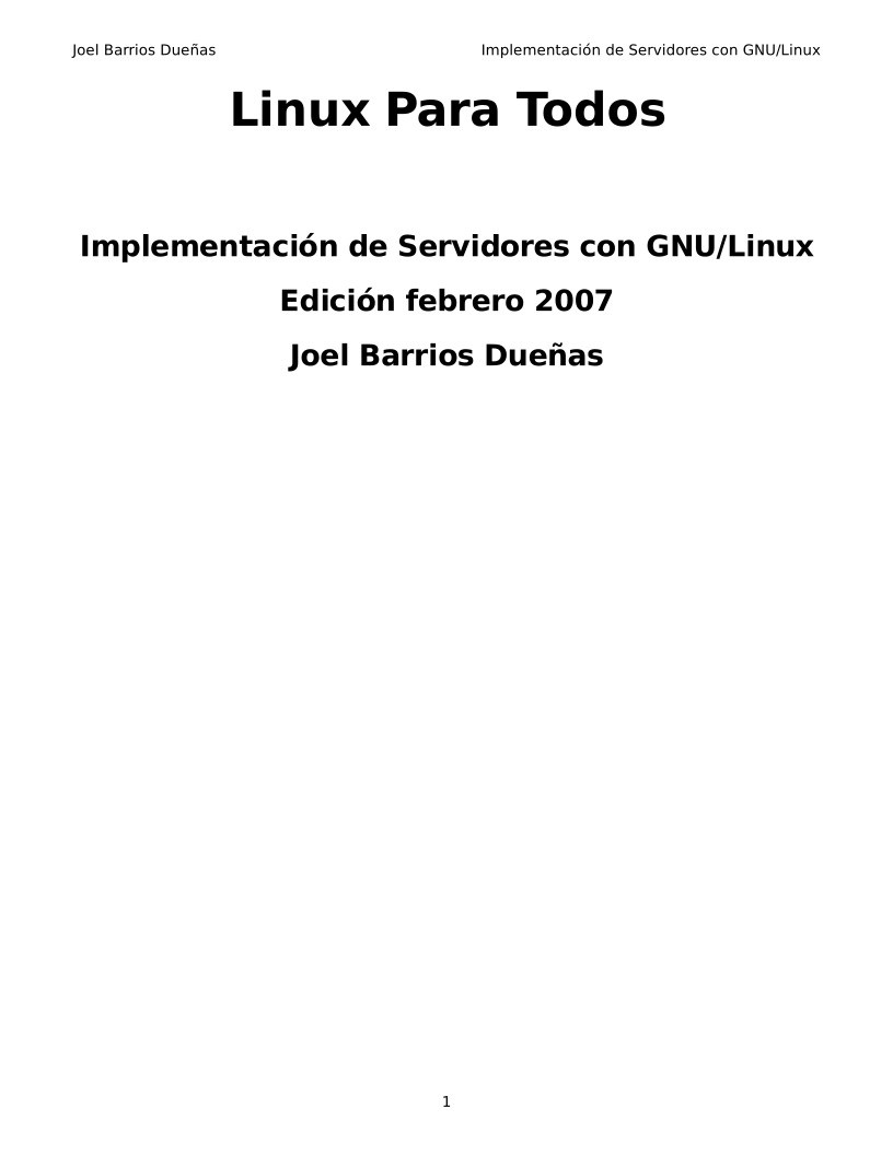 Imágen de pdf Implementación de Servidores con GNU/Linux