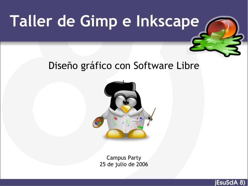 Imágen de pdf Taller Gimp/Inkscape - Diseño gráfico con Software Libre