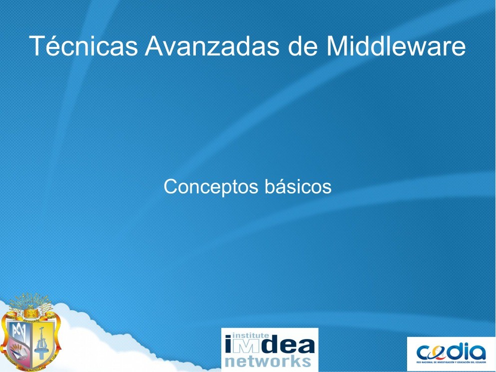 Imágen de pdf Técnicas Avanzadas de Middleware