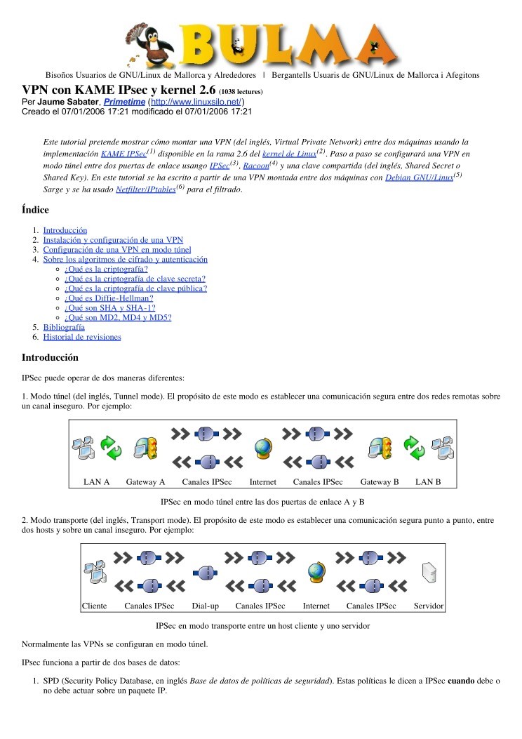Imágen de pdf BULMA: VPN con KAME IPsec y kernel 2.6