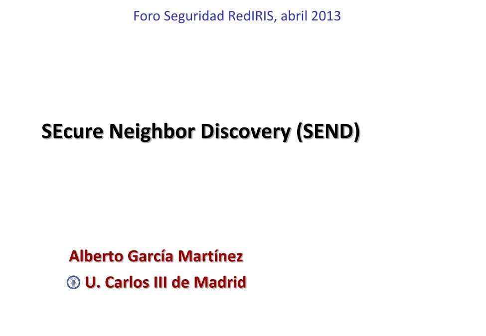 Imágen de pdf SEcure Neighbor Discovery (SEND)