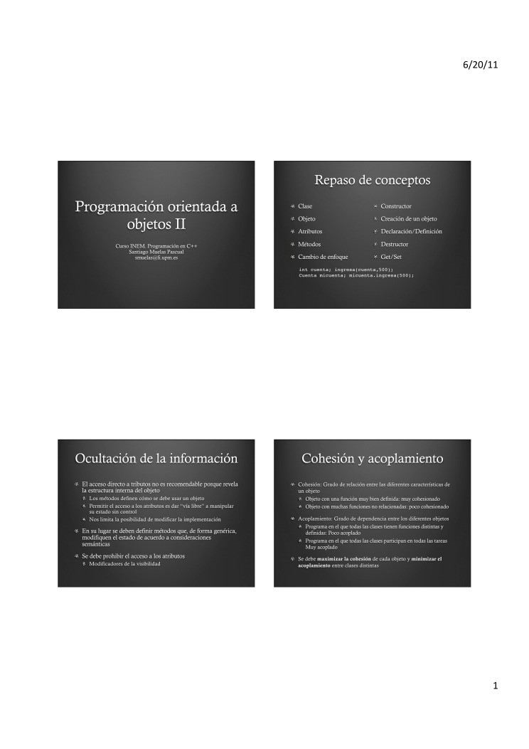 Imágen de pdf Programación orientada a objetos II
