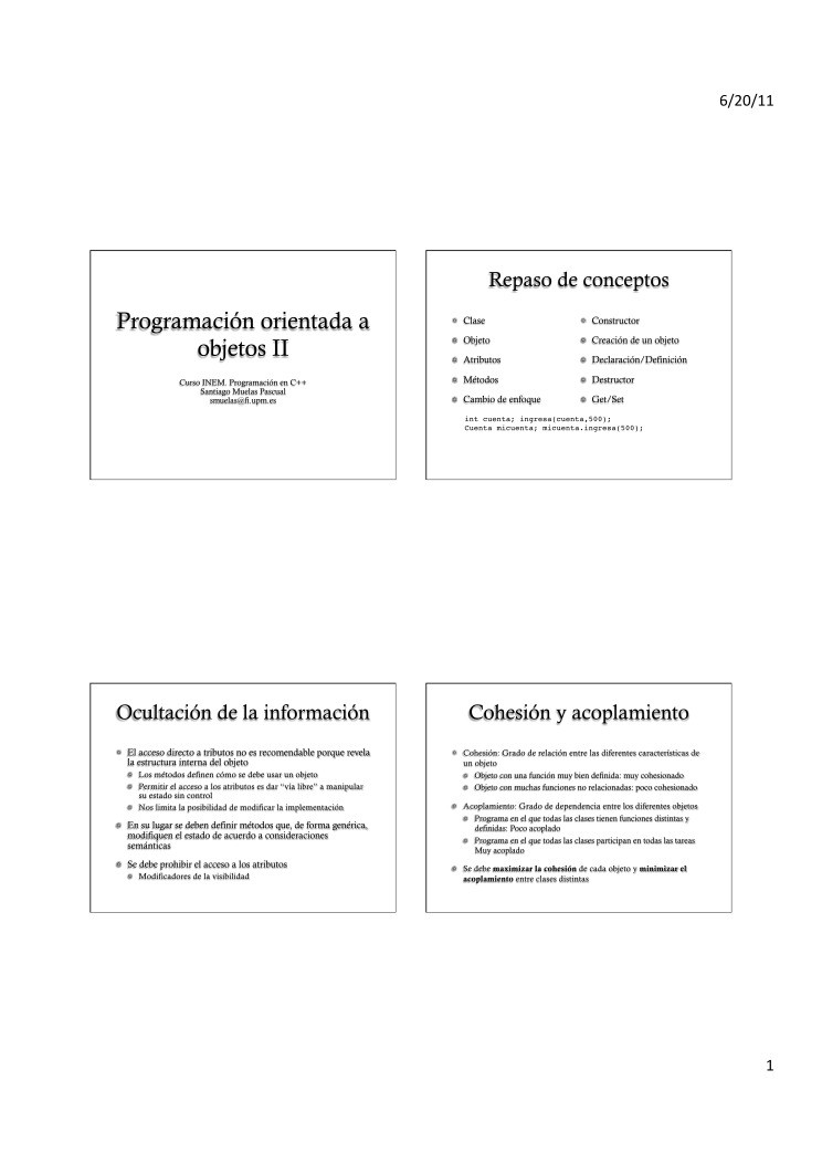 Imágen de pdf Programación orientada a objetos II