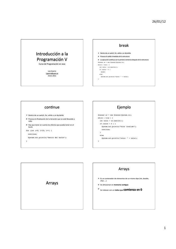 Imágen de pdf Curso de Programación en Java - Introducción a la Programación V