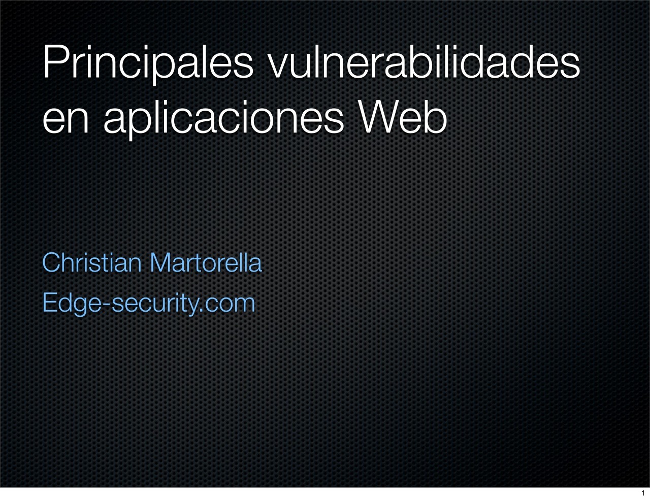 Imágen de pdf Principales vulnerabilidades en aplicaciones Web